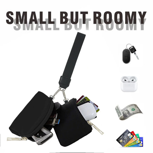 Wrist Bag Portable Card Case Bank Card Mini Change Storage