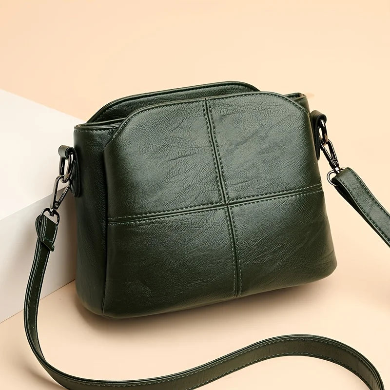 Large Capacity Crossbody Bag Classic Quilted Shoulder Purse Adjustable Strap