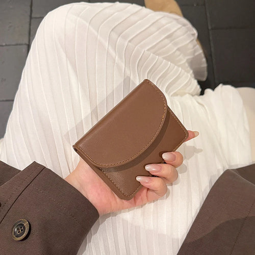 Mini Wallet Women PU Leather Envelope Clutch Purse