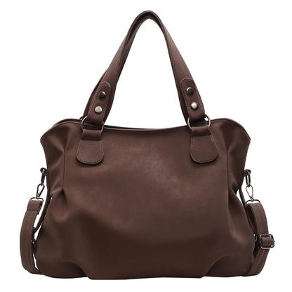 Large Capacity Soft Leather Tote Bag for Women