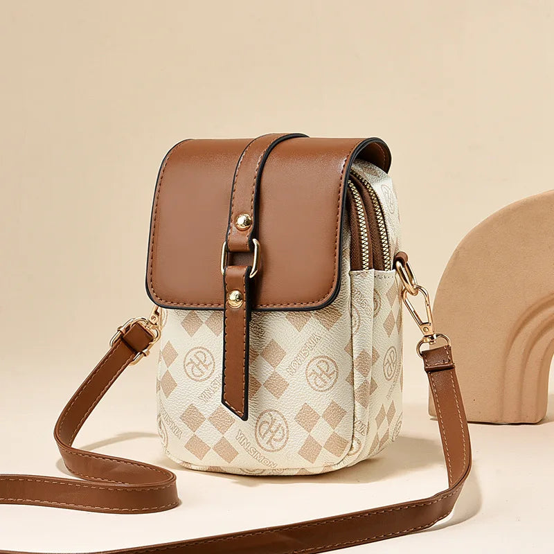 Multi Layer Practical Small Versatile Large Capacity Bag Women Lightweight Single Shoulder Chic