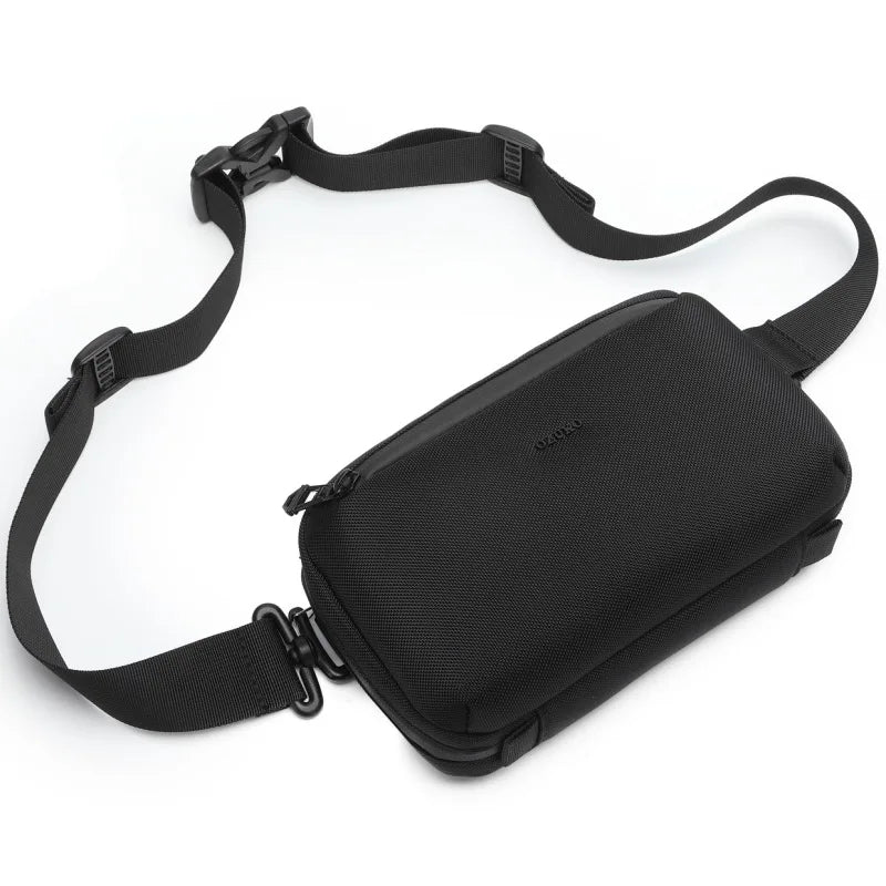 Casual Men S Oxford Fabric Waterproof Large Capacity Chest Bag Crossbody Bag - Waterproof