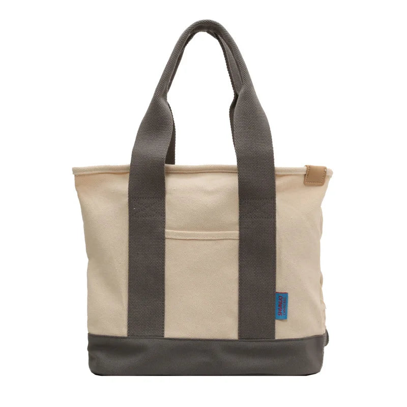 Simple Colorblock Crossbody Bag Large Capacity Shoulder Bag