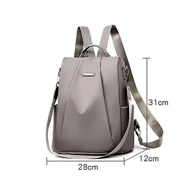 Nylon Solid Color Lightweight Waterproof Large Capacity Detachable Shoulder Strap Multi Functional