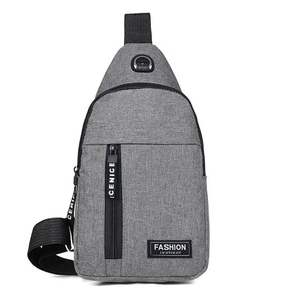 Men's Chest Bag Sling – Crossbody Shoulder Pack for Outdoor Sports