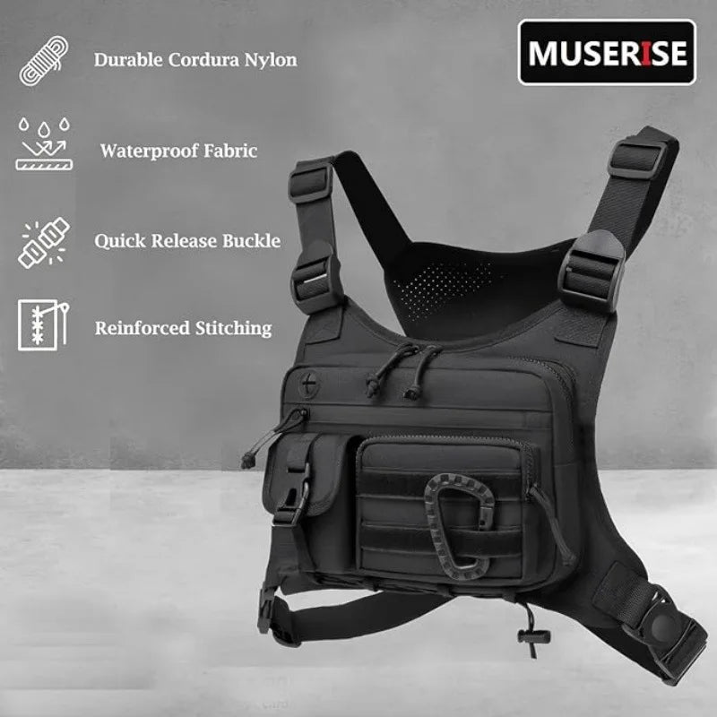 Waterproof Ultra-Light Oxford Fabric Chest Bag Outdoor Tactical Chest Bag Camouflage Sports Chest