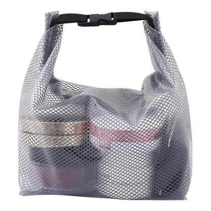 Unisex Waterproof Drawstring Storage Bag Large Capacity Swimming Toiletry Pouch Gym Laundry Bathroom