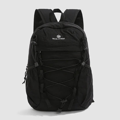 Double-Shoulder Bag Nylon Fabric Drawstring Schoolbag