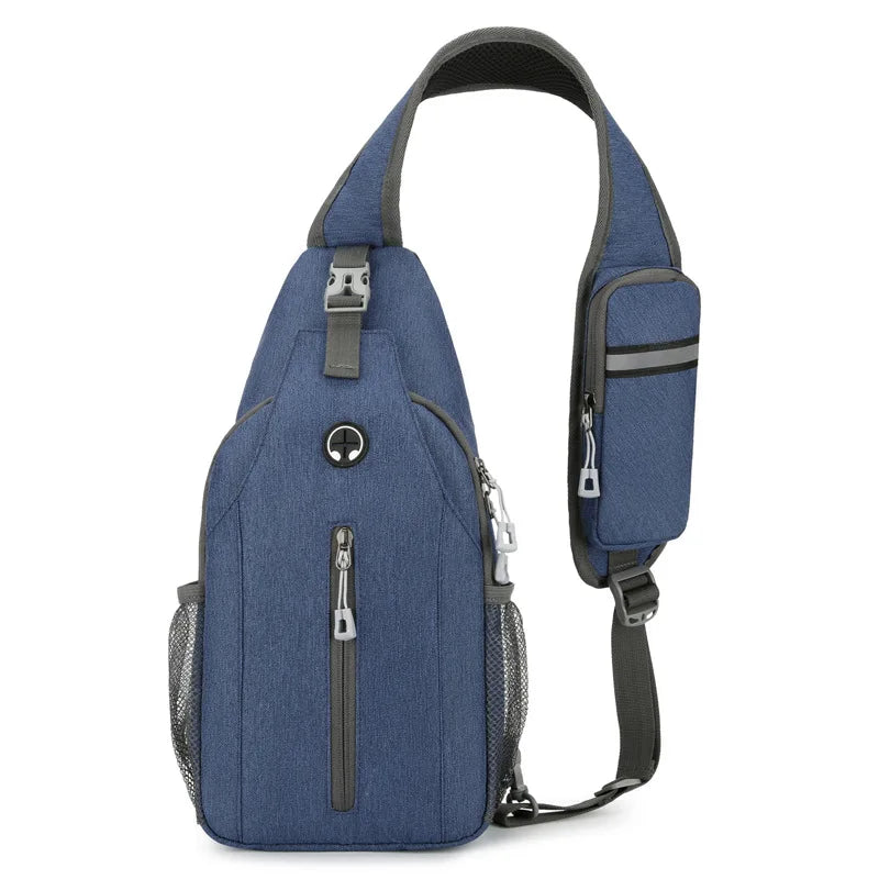 Men S Outdoor Shoulder Bag Casual Wear Resistant Scratch Anti Spill Crossbody