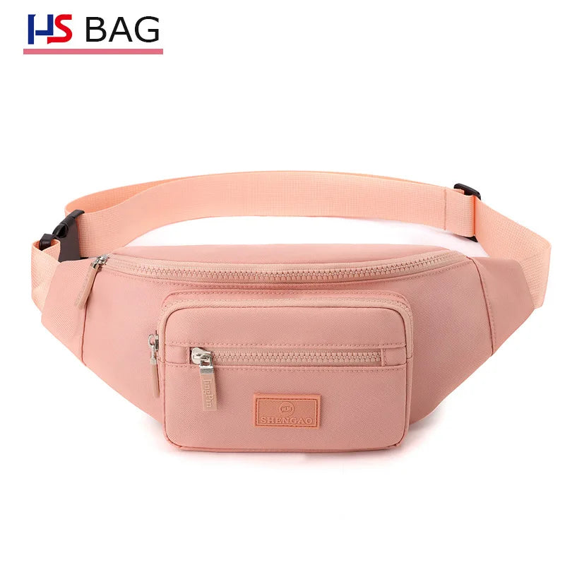 Casual Women S Waist Bag Crossbody Oxford Supermarket Cashier Purse Light Cycling Chest