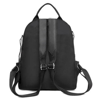 Embossed Nylon Backpack for Women – Convertible Crossbody Bag