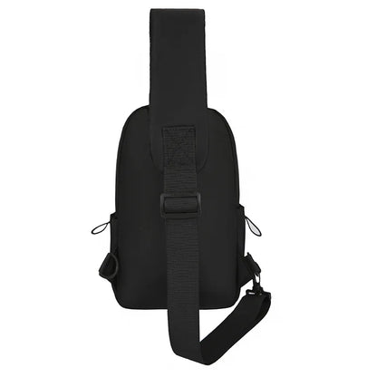 Men S Chest Bag Leisure Cross-Body Trend One Shoulder Women Backpack Large Capacity