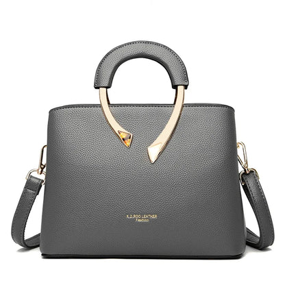 Genuine Leather Tote Handbag – Women's Luxury Shoulder & Crossbody Bag