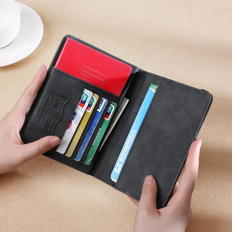 Id Card Holder Sim Slot Business Travel Passport Overseas Rfid Air Ticket