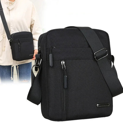 Men's Messenger Bag – Large Capacity Shoulder Bag for Travel & Business