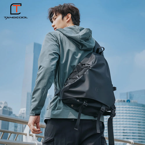 Oxford Cloth Men S Single-Shoulder Bag Casual Fashionable Large-Capacity Chest Bag Men - Waterproof