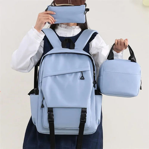 3-Piece School Backpack Set with Lunch Bag & Pencil Case