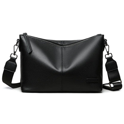 Real Leather Women S Large Capacity Shoulder Crossbody Bag Mobile Phone Storage Commuting Premium