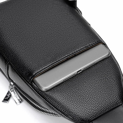 Men S Chest Bag Cross-Body Multi-Function Shoulder Large Capacity Mobile Phone Storage