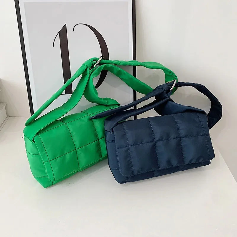 Space Cotton Down Jacket Shoulder Bag Strap Adjustment