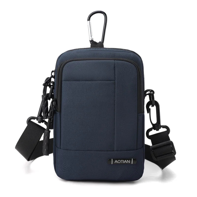 Unisble-Use Water-Resistant Waist Bag Multi-Functional Commuting Mobile Phone Storage