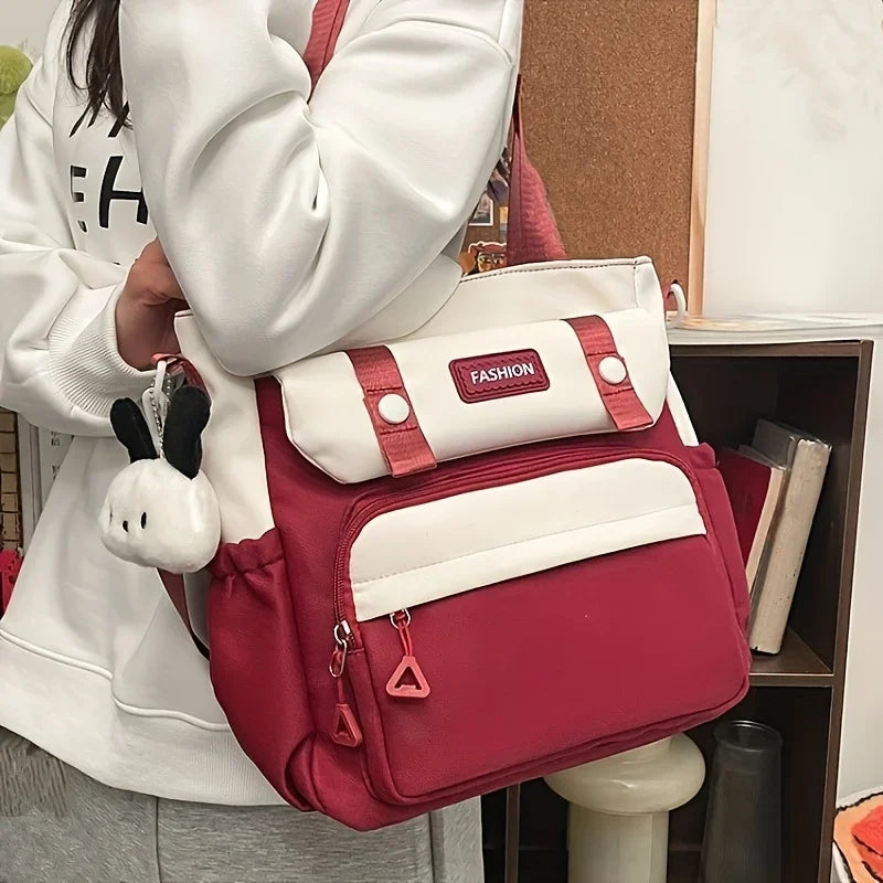 Canvas Tote Bag for Women – Waterproof Shoulder & Crossbody Handbag