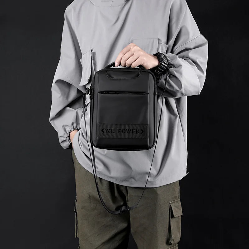 Large Capacity Sloping Across Men S Leisure Business Travel Hand Waterproof Shoulder Bag