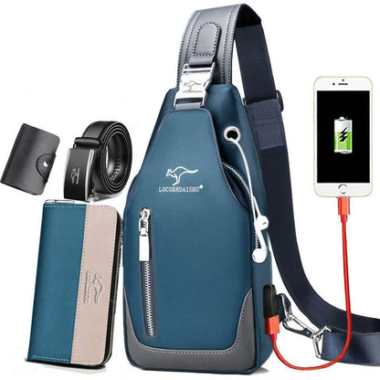 Crossbody Sling Bag – Waterproof Waist Bag for Sports and Travel