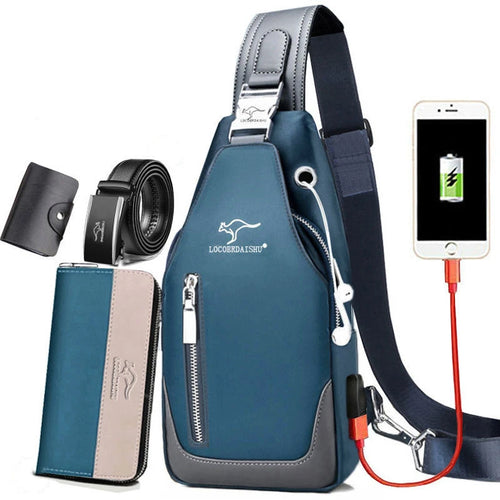 Crossbody Sling Bag – Waterproof Waist Bag for Sports and Travel