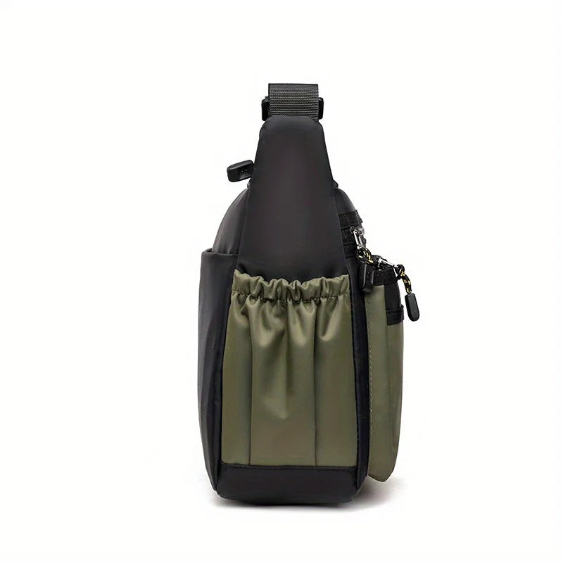 Multifunctional Casual Shoulder Bag Waterproof Business Crossbody Bag Men Daily Commuting