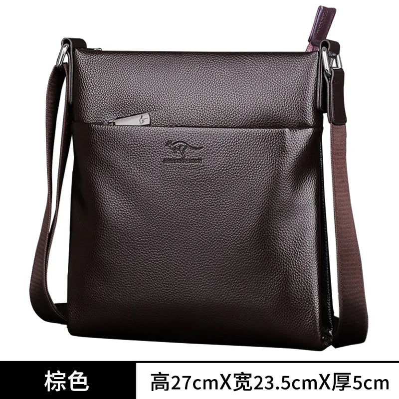 Men S Single-Shoulder Bag Casual Crossbody Bag Vertical Crossbody Business