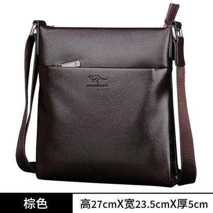 Men S Single-Shoulder Bag Casual Crossbody Bag Vertical Crossbody Business