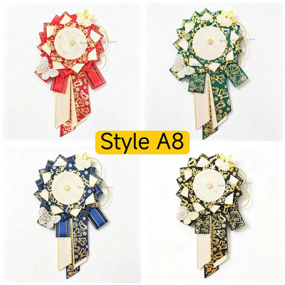 Itabag Ribbon Flower Badge Stand – Anime Pin Display Decoration
