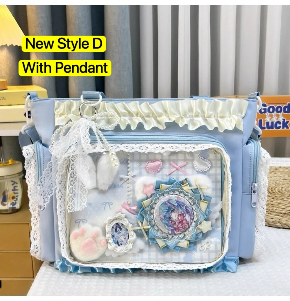 Ita Bag Transparent Window Tote for Anime & Lolita Fans