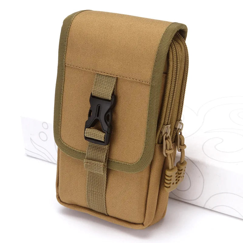 7-Inch Mobile Phone Waist Bag Wear-Resistant Oxford Fabric Belt Waist Bag Waist Hanging Bag Mobile
