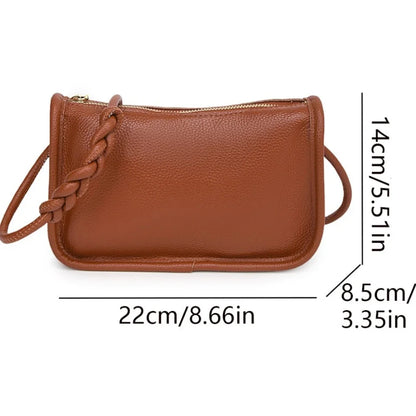 Genuine Leather Women's Crossbody Shoulder Bag