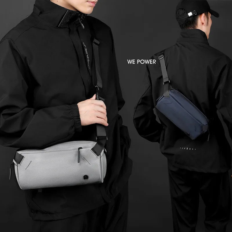 Versatile Breast Bag Large Capacity Leisure Mobile Phone Storage Waterproof Crossbody Riding Men