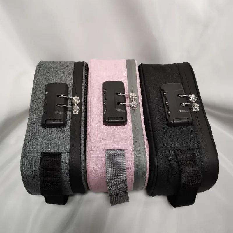 Storage Bag Combination Lock Portable Travel Organizer Case Men