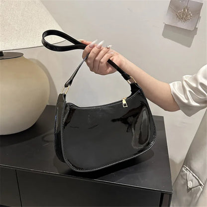 PU Leather Underarm Bag for Women – Minimalist Shoulder Tote