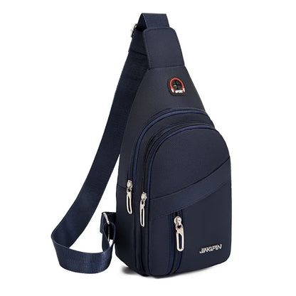Waterproof Chest Bag Men S Oxford Cloth Shoulder Back Backpack Wear Large Capacity Mobile Phone