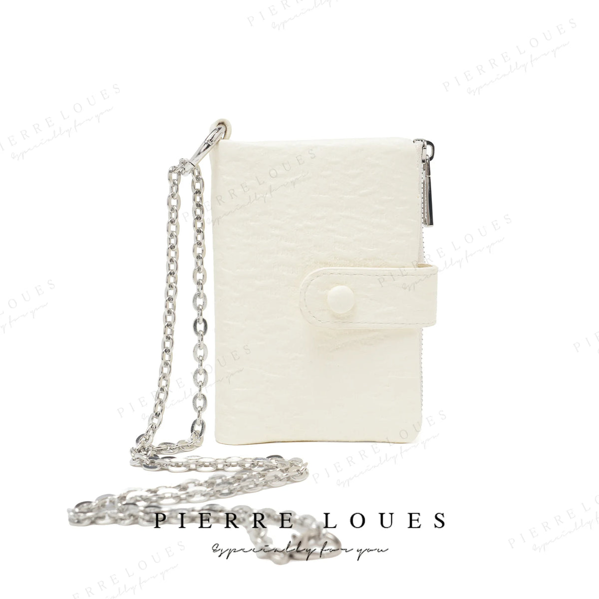 Purse Short Female Buckle Large Capacity Wallet Change Card Storage Multi-Function Chain Handheld