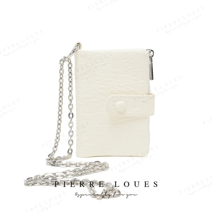 Purse Short Female Buckle Large Capacity Wallet Change Card Storage Multi-Function Chain Handheld