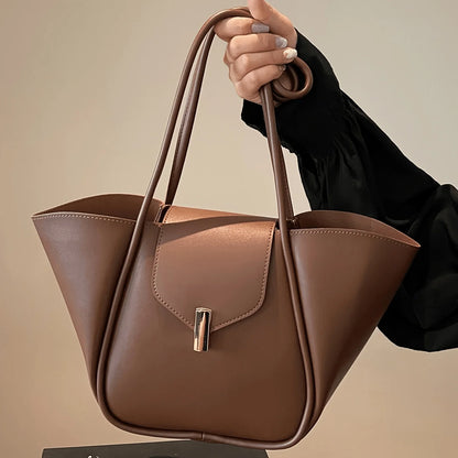 Large Capacity Tote Bag for Women – Work Shoulder Handbag with Pouch