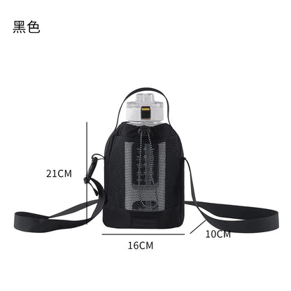 Travel Water Cup Case Portable Change Key Mobile Phone Crossbody Bag