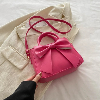 Bow Crossbody Bag – Elegant Handbag with Detachable Strap