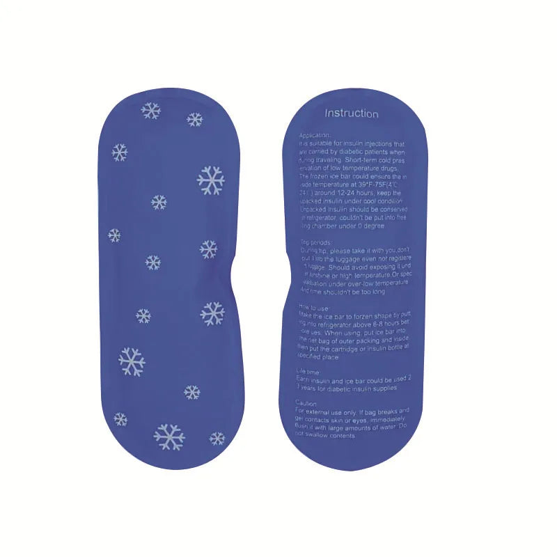 Homefish 1 Or 3 Pcs Medical Insulin Cooling Bag Set Cold Gel Ice Pack Pill Protector Thermal Travel