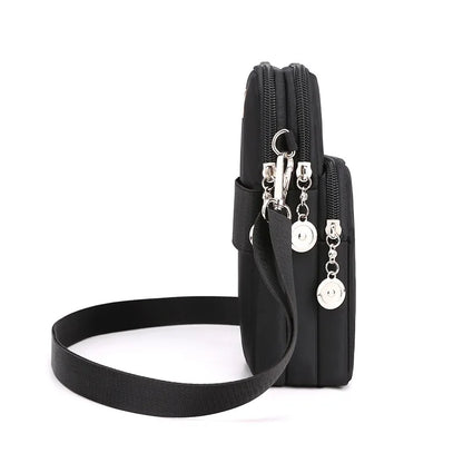 Crossbody Phone Bag with Headphone Hole & Adjustable Strap