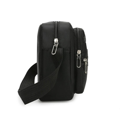 Men's Waterproof Crossbody Bag – Multi-Pocket Shoulder Bag