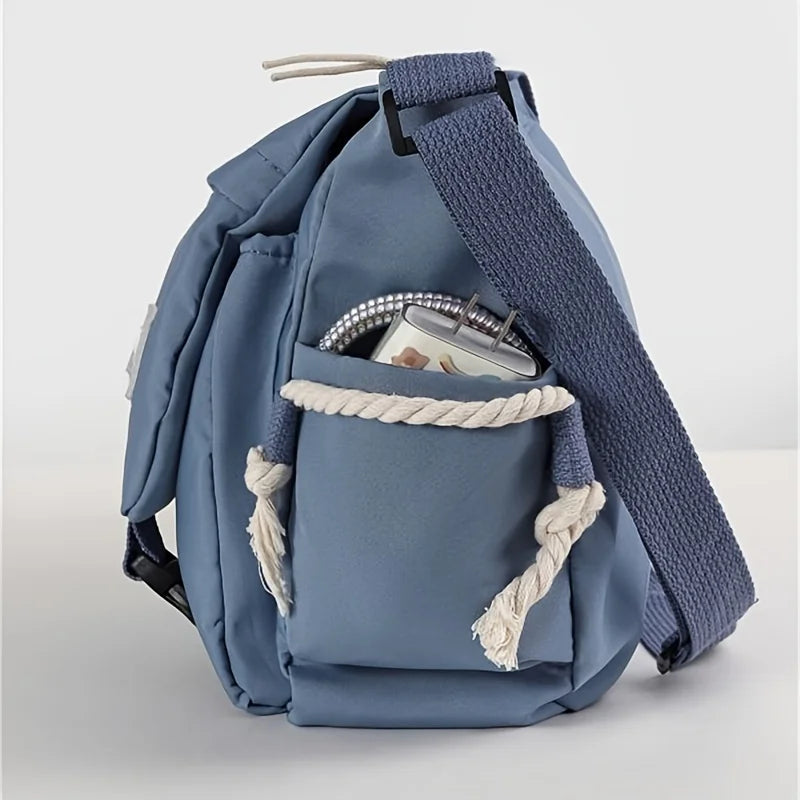 Nylon Messenger Bag Men Shoulder Trendy S Student School Bag
