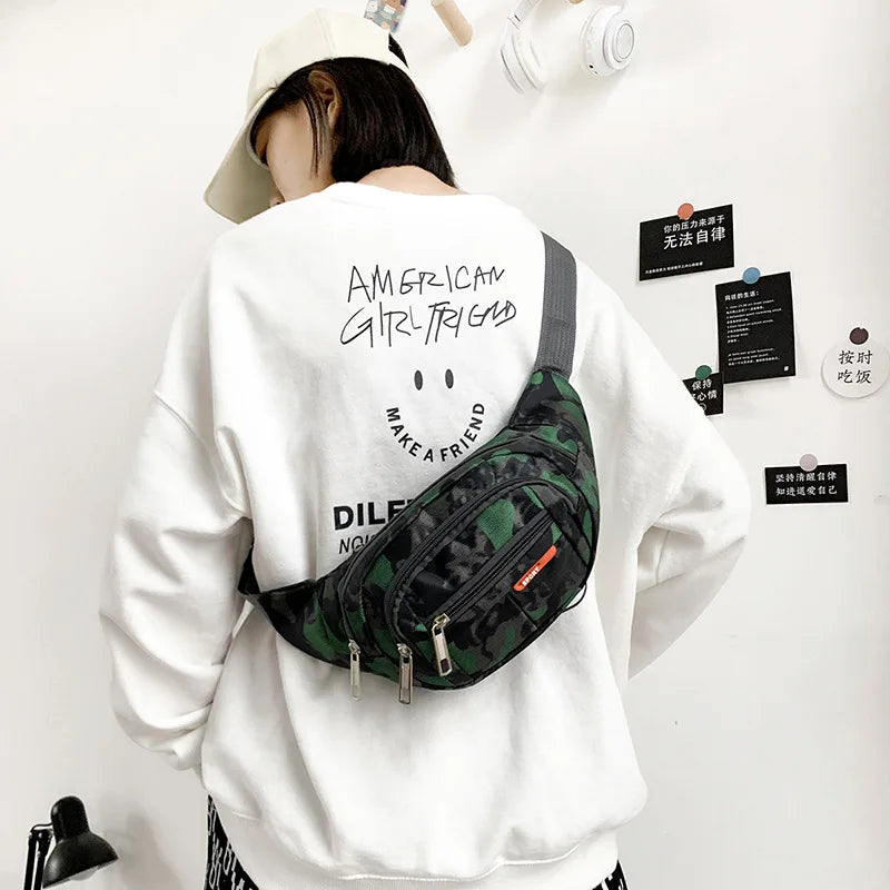 Men S Women Multi-Function Cashier Business Bag Multi-Layer Waterproof Close Running Large Capacity